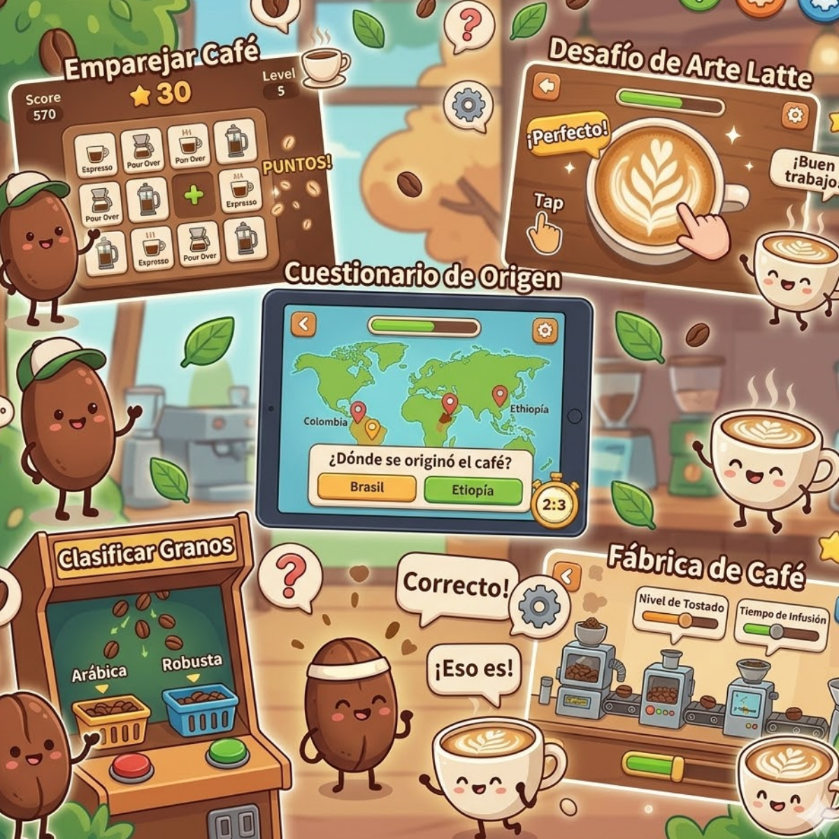Actividades del café